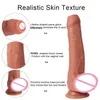 Realistic Foreskin Dildo with Suction Cup Hands Play Dual Layered Silicone GSpot Anal Dildos Female Vaginal Anal Play 210625038061