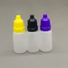 5ml 10ml 20mlの空のプラスチックスクイーズブルドロッパーボトルアイ液のサンプルの目を落とす詰め替えボトル