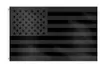 Drapeau américain noir en polyester, 3x5 pieds, aucun quart ne sera donné, bannière de protection historique des États-Unis, drapeau double face pour l'intérieur, JJF10824