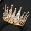 Royal wedding diamond crown hair jewelry women's resin zircon mermaid headdress bridal hair accessories