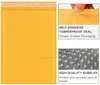 Пузырьки Kraft конверты бумажные пакеты почтовые пакеты с мягкой конверт с пузырьками рассылки для рассылки суда желтые