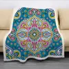 Bohemia 3D Printed Fleece Blanket for Beds Thick Quilt Fashion Bedspread Sherpa Throw Blanket Adults Kids