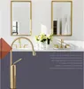 Bathroom Sink Faucets Basin Faucet Brushed Gold Brass Mixer Solid Copper Construction Simple North Europe Style Tap Taps