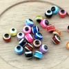 1000Pcs Multicolor Resin Evil Eye Ball Round Spacer Beads For Jewelry Making Bracelet Necklace DIY Accessories