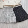 Kuzuwata 21 Autumn Winter Design Fashion Women Short Jupes Japan Style Faldas Solid Casual High midje Slim Mini kjolar 220224