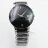 2021 Nowa gorąca para zegarek wysokiej jakości data ceramiczna czarny ruch kwarcowy ASHION