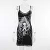 TRAF Lato Seksowna Sukienka Kobiety Y2K Gothic Odzież Vintage Harajuku Dziewczyny Dresses Punk Vestidos Toppy KH21072 210712