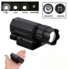 3000LM XPG-Q5 LED Zoomable Hunting Light 3 Modes Weapon Hand Gun Light Pistol Airsoft 20mm QD Rifle Flashlight+Battery+Charger 210322