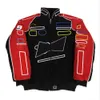 F1レーシングスーツカレッジスタイルのオートバイフル刺繍ジャケットモトチーム服秋冬風の暖かいオフロードジャケットMot8599717