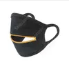 Designer máscaras zipper mulheres homem ciclismo boca protetora capa fashio fino municipal máscara sólida à prova de poeira respirável DAS272