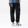 Cargo Pants Men Clothing Fashion Joggers Work Clothes for Men Cotton Loose Black Pants Men Big Pockets Plus Size Trousers 210601