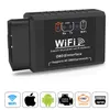 WiFi OBDII ELM327 OBD2 İPhone Android PC Araç Sorunları İçin Otomatik Tarayıcı Motor Teşhis Taraması 15.000'e kadar veri okuyun