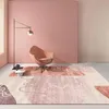 Tapetes carpetes nórdicos abstrato abstrato de tapete geométrico da sala de estar quarto de café decoração de mesa de café