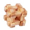 Intelligence Kongming Luban Locks China Traditional Unlock Toy Kids houten hersentheaser puzzelspel educatief speelgoed Magic Cube 632234746501