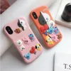 Cartoon Animals Silicon Telefon Case dla iPhone11 12 Pro Max X XS XR XS7 / 8Plus