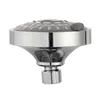 SHAI Universal Chrome 5 Function Fixed Shower Head - American Standard ShowerHead Anti-Clogging Nozzles Rain Massage Spa output H1209