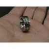 Bocai 100% Real Sold S925 Silver Smycken Sex-karaktär Mantra Man Retro Personlighet Good Luck Ring för män och kvinnor