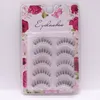 Natural Long 5 Pairs Lash Pack Soft Clear Stem Eyelashes Thin Eyelash Extension Daily Using For Makeup