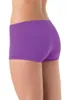 Weibliche Booty-Shorts mit der kürzesten Länge aus mattem Nylon, bequem mit niedrigem, elastischem Bund, Workout für Damen