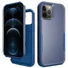 Zware beschermende stoere 3-in-1 schokbestendige telefoonhoesjes voor iPhone 13 12 Mini 11 PRO XS MAX XR 7 8 SAMSUNG S22 S21 Ultra met Dural Layer Rugged LifeSproof Cover