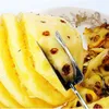 Rostfritt stål Ananas Cutter Slicer Cut Pineapple Eye Seed Remover Högkvalitets köksredskap Gadget Tillbehör KKB6730