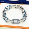 Launched Bracelet design fashionable colourful brands Chain Necklace letters for men and women Festival gifts with box