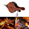 39*17cm Fireplace Wood Bellows Barbecue BBQ Air Blower Bonfire Campfire Brown Tools For Outdoor Wild Donkey Firing Tool 210423