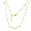 Shining Wish Collier Ketting Mode Gouden Glans Ketting Kettingen Voor Vrouwen 2021 Verklaring Verstelbare Choker Chains259i