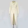 Azië Winter Trui Set Dames Crop Top Twee Stuk Broek Set Oversized Cardigan Robe Gebreide Jas Vrouw Lounge Casual Suit 211126