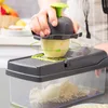 Baispo Овощные инструменты Многофункциональный фруктовый Slicer Grater Cutter не скользкий картофельный пилерный корзина корзина для кухонной кухни 210319