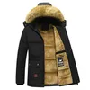 Thick Warm Winter Parka Men Fleece Hooded Men Winter Jacket Coat Military Cargo Jackets Mens Plus Size 8XL Velvet Warm Coat 211129