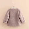 Hiver 2 3 4 6 8 10 ans Vêtements d'extérieur pour enfants Épaississement Polaire Coton Rembourré Veste de dessin animé Manteau pour enfants Bébé Filles 211204