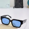 OFF Occhiali da sole OW40014 moda classica piastra spessa off occhiali da uomo con montatura quadrata nera bianca occhiali da sole firmati con scatola originale