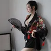 مثير كيمونو اللباس التقليدي النمط الياباني المرأة هوري ساكو الفتيات منامة يوكاتا البشكير جيشا موحدة ثوب النوم الملابس العرقية