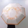 Rüzgar Dayanıklı Katlanır Şemsiye Erkek Kadın Lüks Romantik Tasarımcı Büyük Rüzgar Geçirmez Şemsiye Siyah Kaplama 8RIBS PARASOL