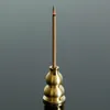 High Quality Brass Incense Burner Holder For Incense Stick Coil Bottle Gourd Shaped 9 Hole Copper Incense Holder