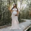 マタニティガウンレースドレス女性服写真写真撮影のためのマタニティドレスセクシーな妊娠ドレス