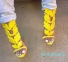 Lüks-İnanılmaz Lady Melek Kanatları Siyah Çıplak Ince Yüksek Topuklu Sandalet Gladyatör Roma Kama Kadınlar Altın Yaprak Deri Sandalet Ayakkabı Pompaları