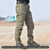 Outdoor Consul Tactical Pants City Secret Service Army Fans Multi Pocket Overalls Men's Combat Zipper 210715