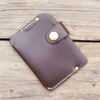 Wallets Genuine Unisex Fashion Hight Quality leather Luxury Handmade card holders men ID sleeve women case