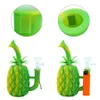 Hosahs ananas Big Shape Hookah Bong Silicone Pipes med Glass Bowl Tobacco Accessories