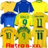 1998 Brasil soccer jerseys 2002 retro shirts Carlos Romario Ronaldo Ronaldinho 2004 camisa de futebol 1994 BraziLS 2006 1982 RIVALDO ADRIANO 1988 2000 1957