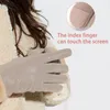Five Fingers Gloves Women Cute Play Touch Mobile Phone Warm Soft Leather Winter Elegant Plush Cuffs Fashion Girl Wrist Mittens