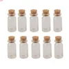 Mini fiale di vetro Bottiglie con tappi di sughero Contenitori di vasetti che desiderano 50 pezzi 22 * 45 * 12,5 mm 8 ml di alta quantità