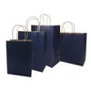 blue paper bags
