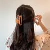 Donna Elegante fermaglio per capelli Barrettes Artiglio Forcine per capelli quadrate Granchio Hiars Accessori Donna Hairgrip Clip per ragazze Copricapo