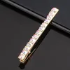 Gold Bling Hair Clips Barrettes Simple Crystal Bobby Pins Clip for women girls fashion jewelry will and sandy