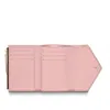 Hela Victorine Leather Plånbok för kvinnlig flerfärgad designer Kortkortshållare Kvinnor Purse Classic Zipper Pocket1409862