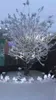 Solar LED light outdoor Waterproof Fairy Meteor Shower lights String Garland 144 LEDs Holiday Party Wedding Christmas Decoration 211109