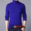 Est свитер мужская одежда зима густые теплые мужские свитера повседневные классические водолазки кашемировые пуловеры мужчины b0782 210518